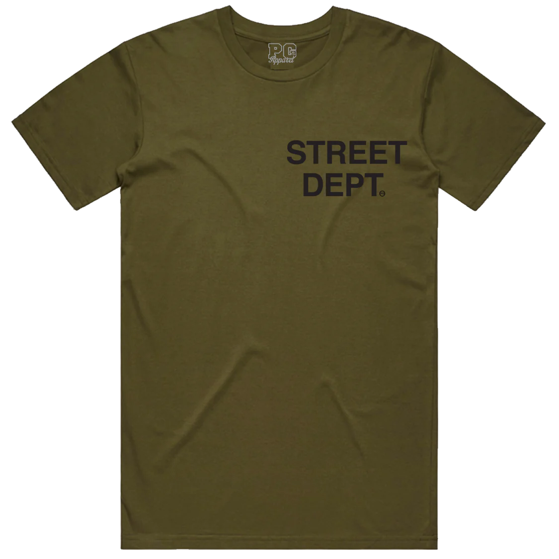 STREET DEPARTMENT T-SHIRT ARMY GREEN
