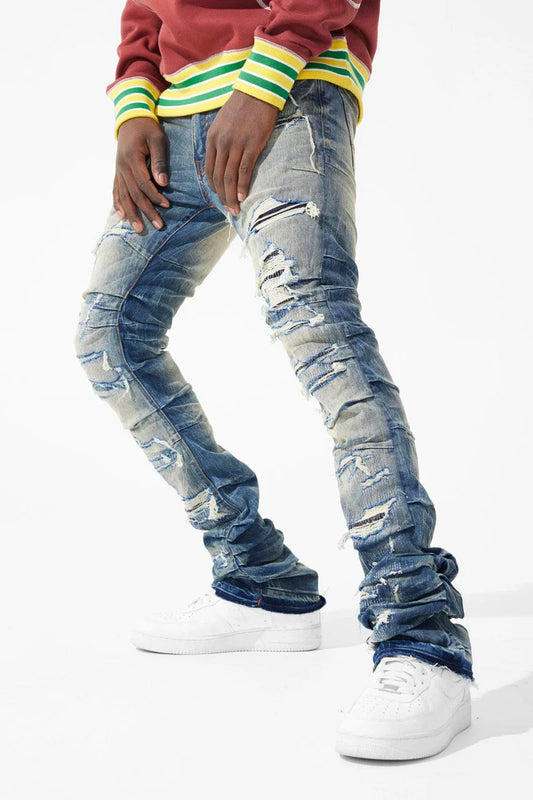 Jordan Craig Stacked Ripple Effect Denim