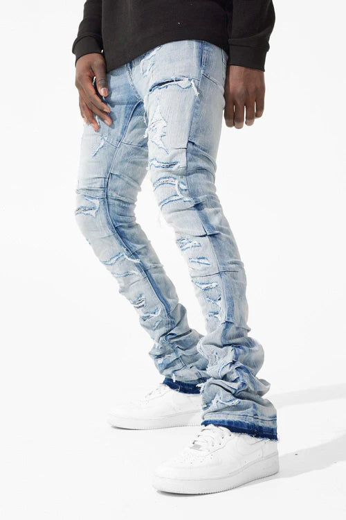 Jordan Craig Stacked Ripple Effect Denim