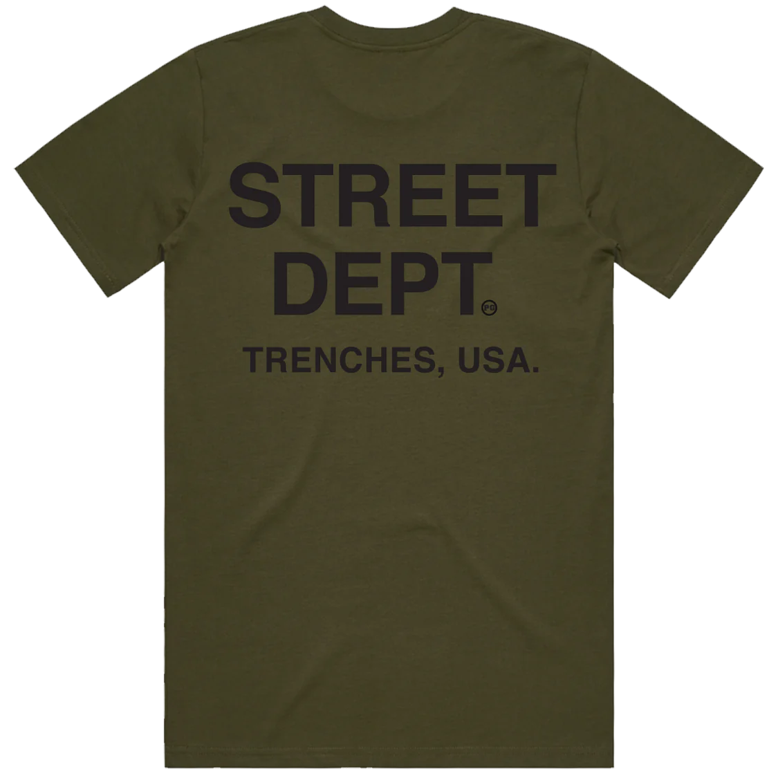 STREET DEPARTMENT T-SHIRT ARMY GREEN